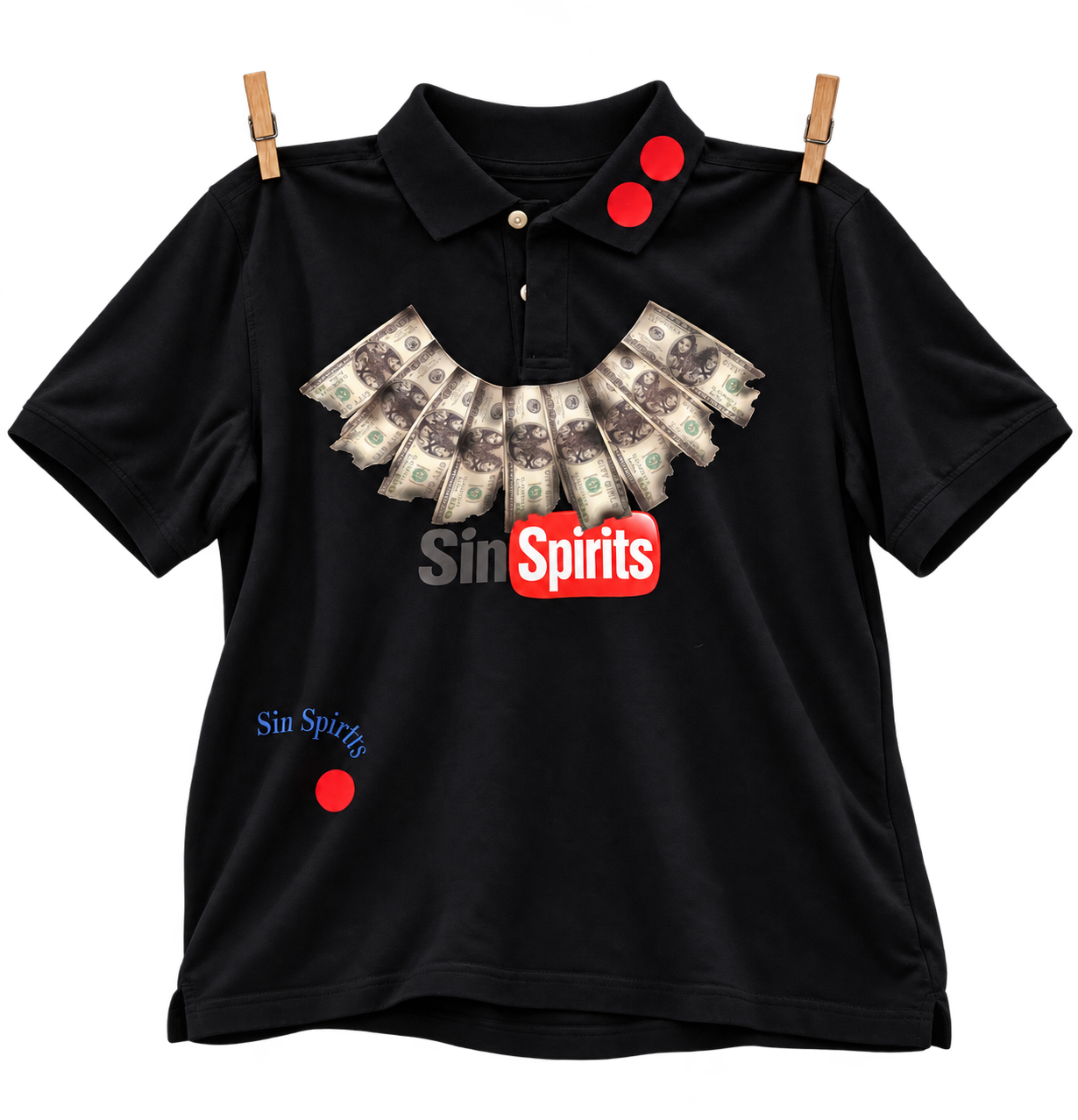 Black City Spread Polo